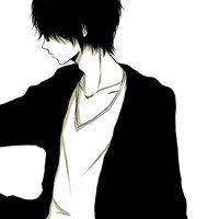 伤感动漫情侣头像黑白头像带字