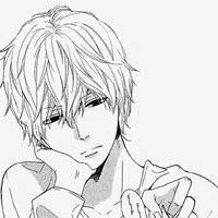 动漫黑白情侣头像背影头像一对