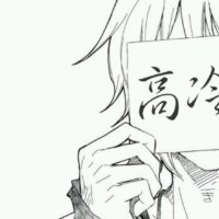 唯美黑白背影动漫头像女生头像