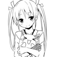 污动漫头像黑白