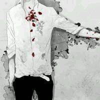 微信头像女生动漫黑白背影头像