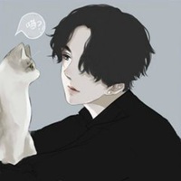 黑白动漫头像吸烟女生霸气头像