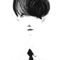 黑白系动漫头像