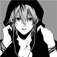 微信头像女生动漫伤感黑白灰色