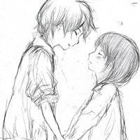 黑白动漫头像女生闺蜜头像带字