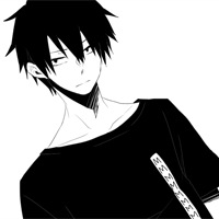 动漫霸气男生头像黑白头像带字