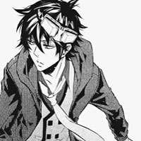 短发高冷动漫头像女生头像黑白