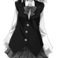 微信头像女生动漫伤感黑白灰色