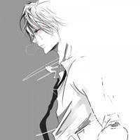 一男一女伤感动漫情侣头像黑白