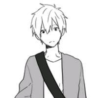 动漫女生黑白高清头像背影头像