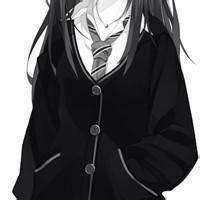 黑白情侣头像男生动漫头像带字