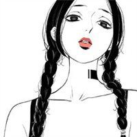 一男一女伤感动漫情侣头像黑白