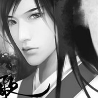 动漫霸气男生头像黑白头像带字