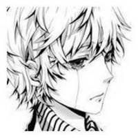 黑白动漫猫头像