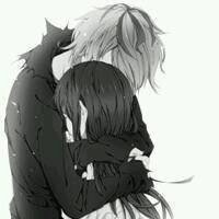 动漫黑白背影头像男生头像带字