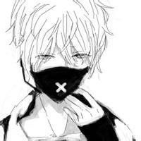 动漫男生二次元头像黑白头像吧