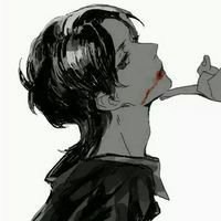 红黑白动漫头像