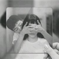 情侣动漫黑白微信头像带字素材