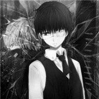 黑白动漫猫头像