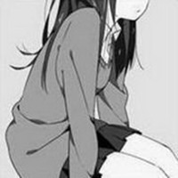 黑白动漫男头像