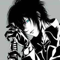 孤独背影黑白动漫头像女生头像