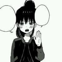 黑白头像背动漫