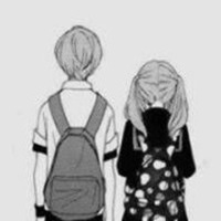 黑白动漫伤感头像女生头像带字