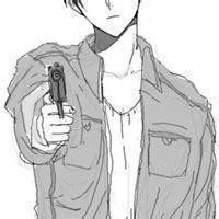 微信头像男生黑白高冷动漫头像