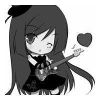 动漫女生背影黑白清新头像女生