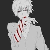 黑白男生头像动漫头像带字素材