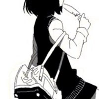 黑白高冷动漫微信头像女生头像