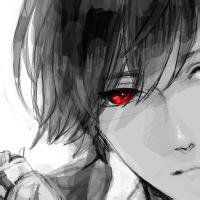 黑白卡通头像动漫情侣头像一对