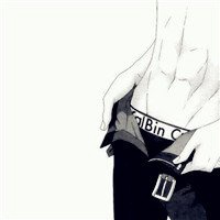 动漫黑白背影头像男生头像带字