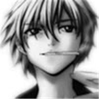 微信二次元动漫男头像黑白头像