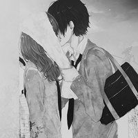 动漫头像黑白女生可爱头像可爱