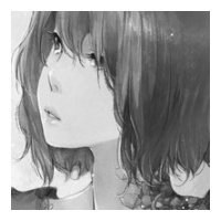 黑白动漫男头像