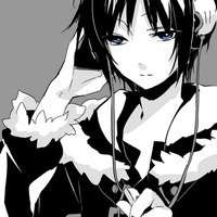 唯美动漫黑白头像男生头像带字