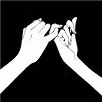 黑白动漫男头像