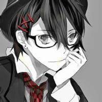 情侣动漫微信头像黑白头像带字