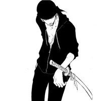 动漫女伤感头像黑白头像个性网