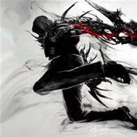 头像动漫酷黑白