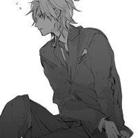 动漫男生二次元头像黑白头像吧