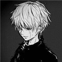 黑白微信头像动漫女生头像带字