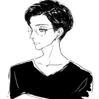 动漫失恋头像黑白男生霸气十足