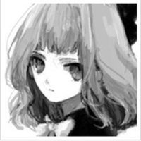 微信二次元动漫男头像黑白头像