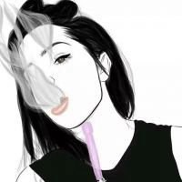 霸气女生头像黑白动漫头像带字