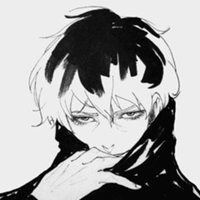 q友乐园情侣动漫微信头像黑白