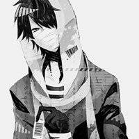 短发高冷动漫头像女生头像黑白