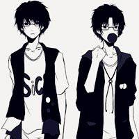 黑白动漫头像手