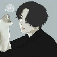 唯美动漫黑白头像男生头像带字